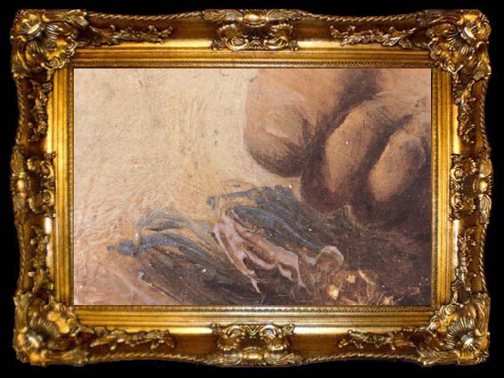 framed  REMBRANDT Harmenszoon van Rijn Detail of Feremiab lamenting the Destrution of Ferusalem (mk33), ta009-2
